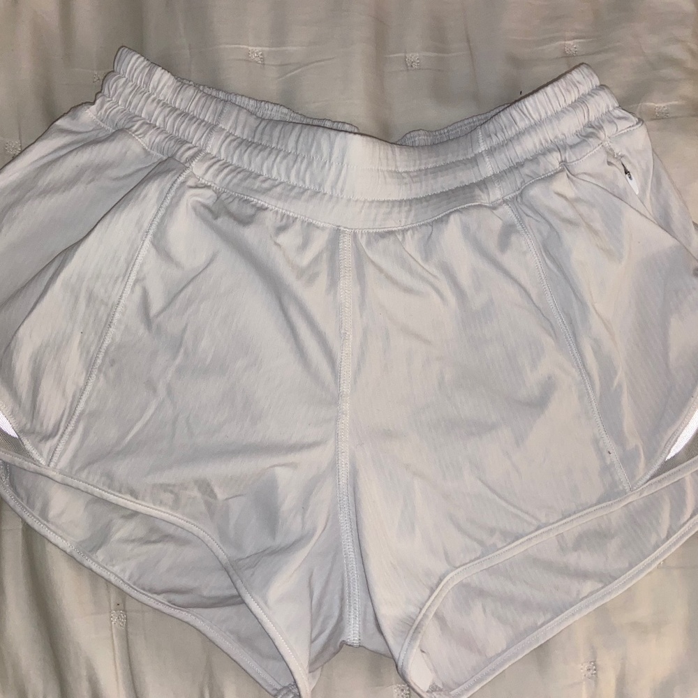 White lulu shorts